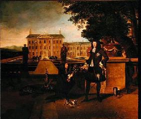 John Rose (c.1621-77) the King's Gardener, presenting Charles II (1630-85) with a pineapple, suppose