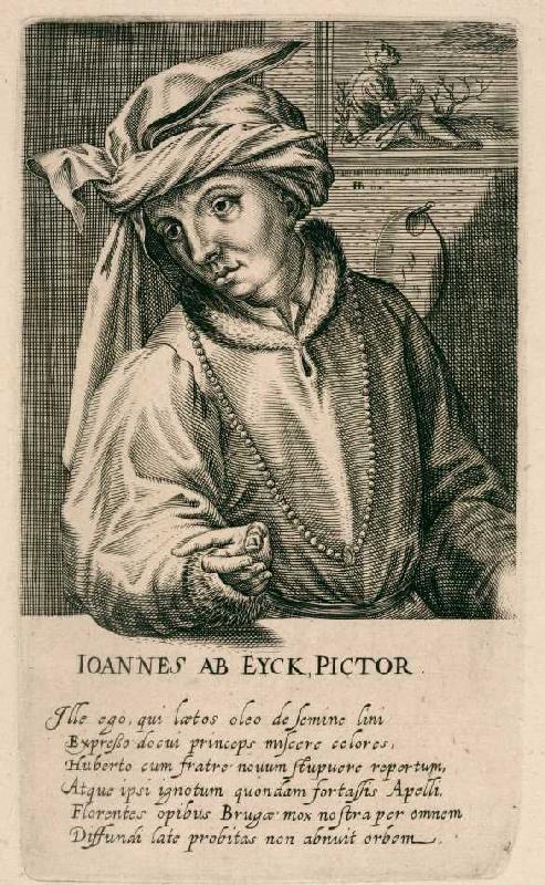 Jan van Eyck van Hendrik Hondius