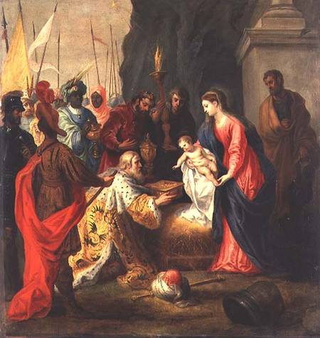 Adoration of the Magi van Hendrik van the Elder Balen