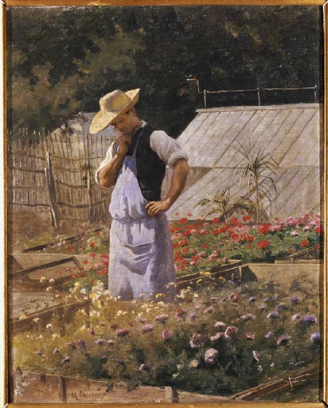 Der Gärtner. van Henri-Adolphe Laissement