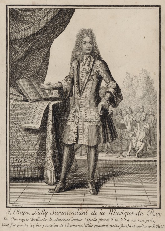 Composer Jean-Baptiste Lully van Henri Bonnart
