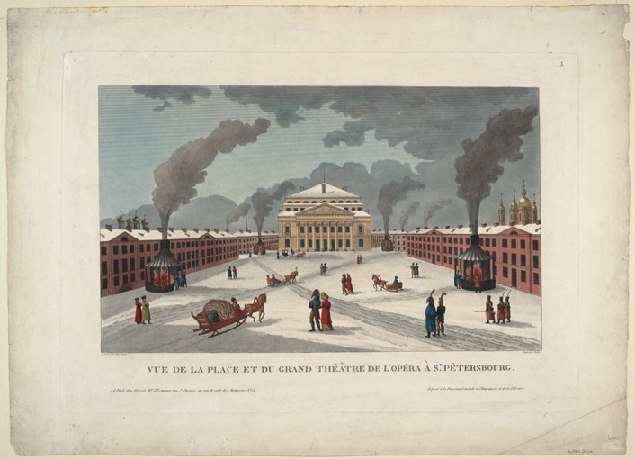 The Saint Petersburg Imperial Bolshoi Kamenny Theatre van Henri Courvoisier-Voisin