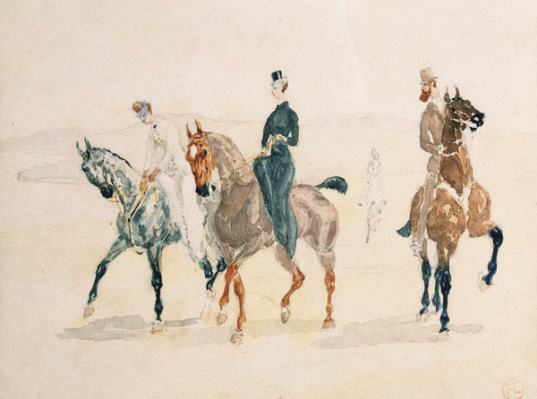 Riders van Henri de Toulouse-Lautrec