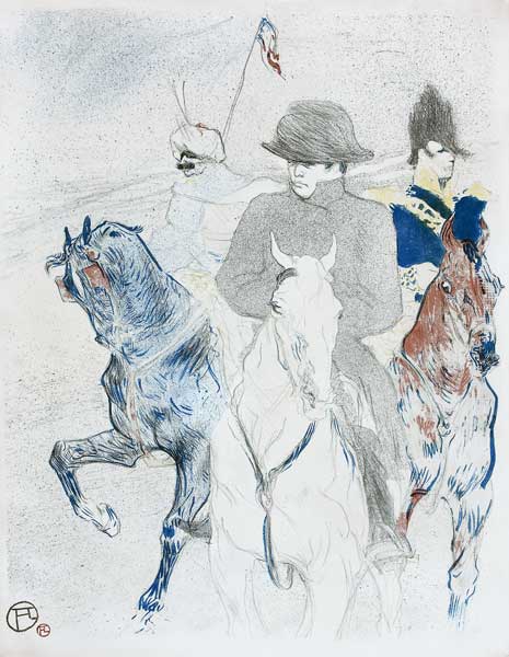 Napoleon Riding van Henri de Toulouse-Lautrec