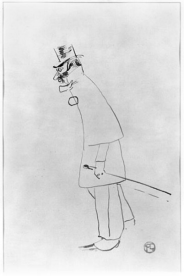 A House Doctor, Gabriel Tapie de Celeyran (1869-1930) 1894 van Henri de Toulouse-Lautrec