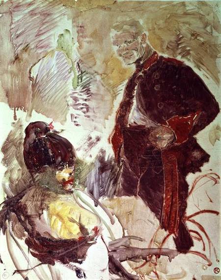 Artilleryman and girl van Henri de Toulouse-Lautrec