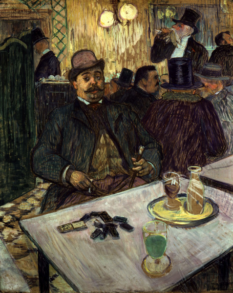 Boileau at the caf?Š van Henri de Toulouse-Lautrec