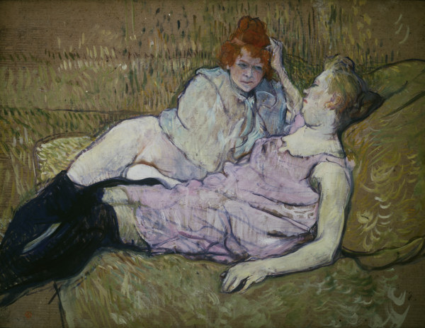 The Sofa van Henri de Toulouse-Lautrec