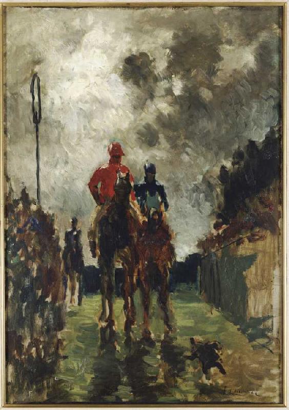 Die Jockeys van Henri de Toulouse-Lautrec