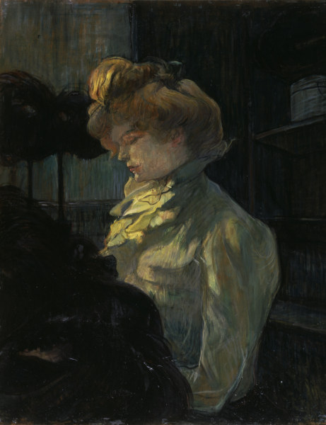 La Modiste van Henri de Toulouse-Lautrec