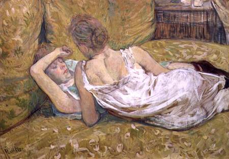 Two friends (pastel) van Henri de Toulouse-Lautrec