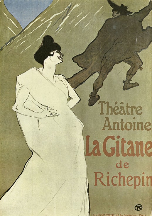 La Gitane (Poster) van Henri de Toulouse-Lautrec