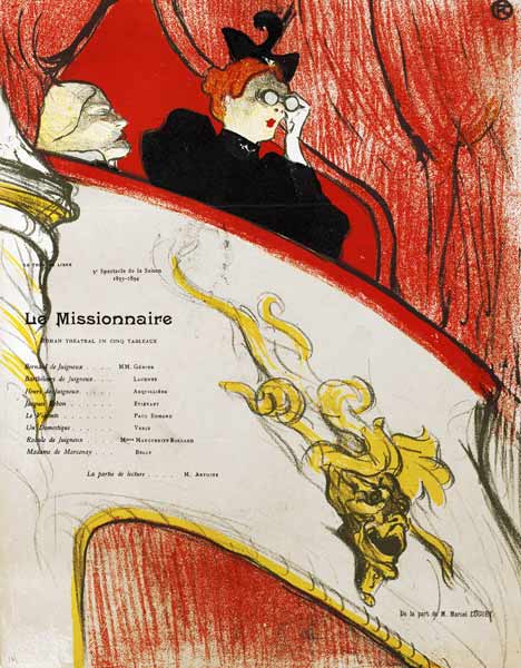 Le Missionaire (Poster) van Henri de Toulouse-Lautrec