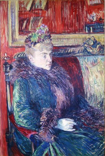 Madame de Gortzikoff van Henri de Toulouse-Lautrec