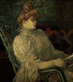 Madame Marthe X. in Bordeaux. van Henri de Toulouse-Lautrec