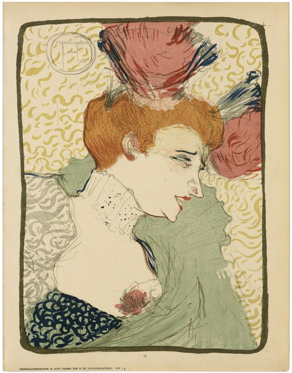 Mademoiselle Marcelle Lender, en buste van Henri de Toulouse-Lautrec