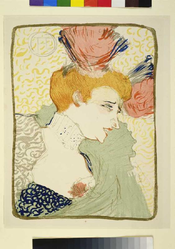 Mademoiselle Marcelle Lender, en buste van Henri de Toulouse-Lautrec