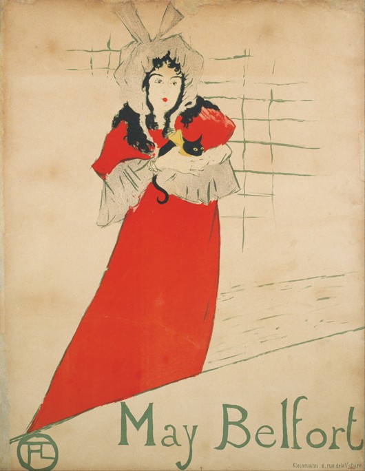 May Belfort (Poster) van Henri de Toulouse-Lautrec
