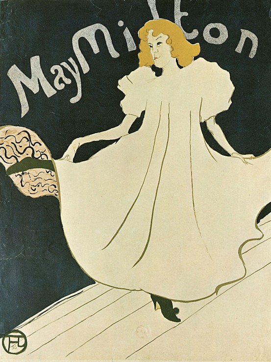 May Milton (Poster) van Henri de Toulouse-Lautrec