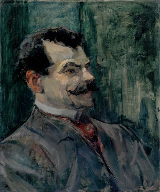 Portrait of André Rivoire (1872-1930) van Henri de Toulouse-Lautrec