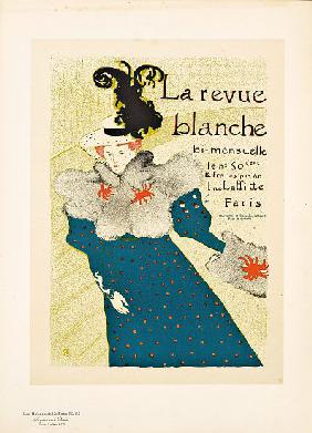 Reproduction of a poster advertising 'La Revue Blanche'