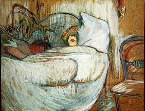 In Bed, 1894 (oil on card)