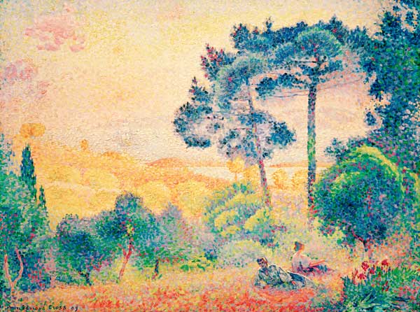 Landschaft der Provence van Henri-Edmond Cross
