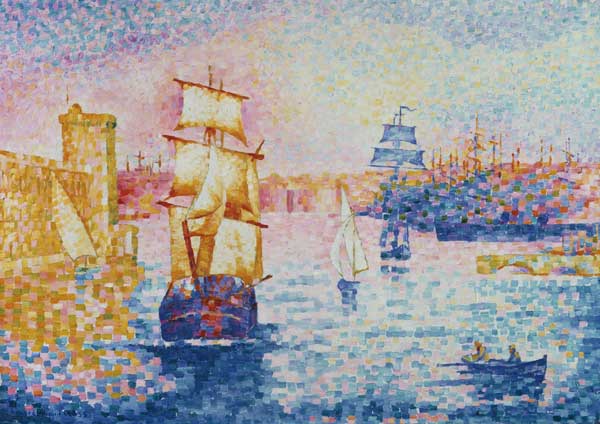 The Port of Marseilles van Henri-Edmond Cross