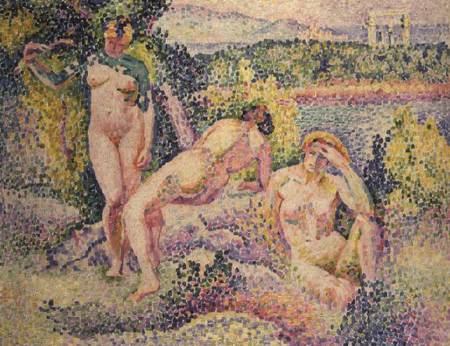 Three Nudes van Henri-Edmond Cross