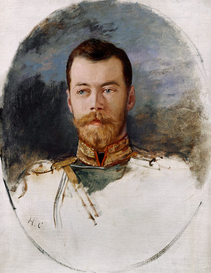 Study for a portrait of Tsar Nicholas II (1868-1918) van Henri Gervex