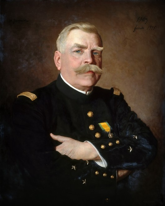 Portrait of Joseph Joffre (1852-1931), Marshal of France van Henri Jacquier