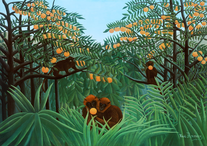 The Tropics van Henri Julien-Félix Rousseau