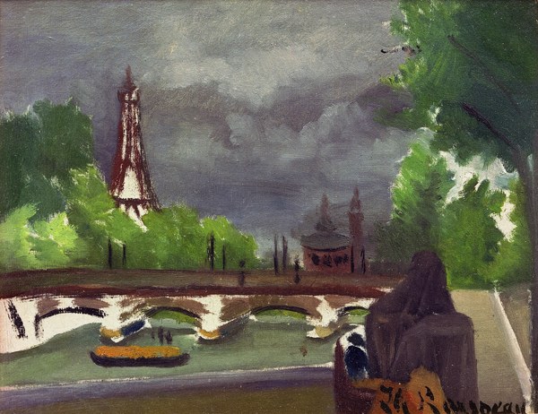 H.Rousseau, Eiffel Tower and Trocadéro van Henri Julien-Félix Rousseau