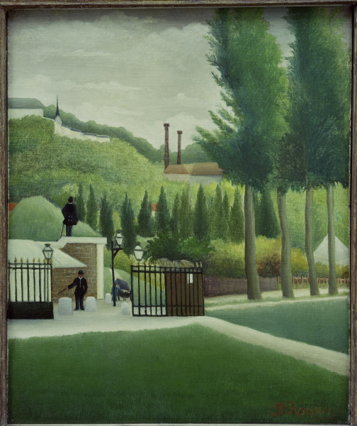 H.Rousseau, The Toll Gate van Henri Julien-Félix Rousseau