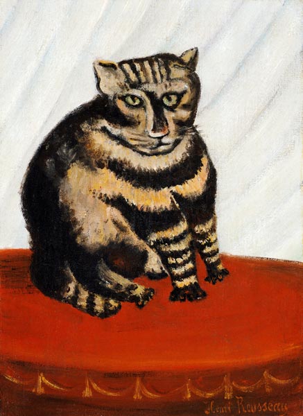 Le Chat Tigre. van Henri Julien-Félix Rousseau