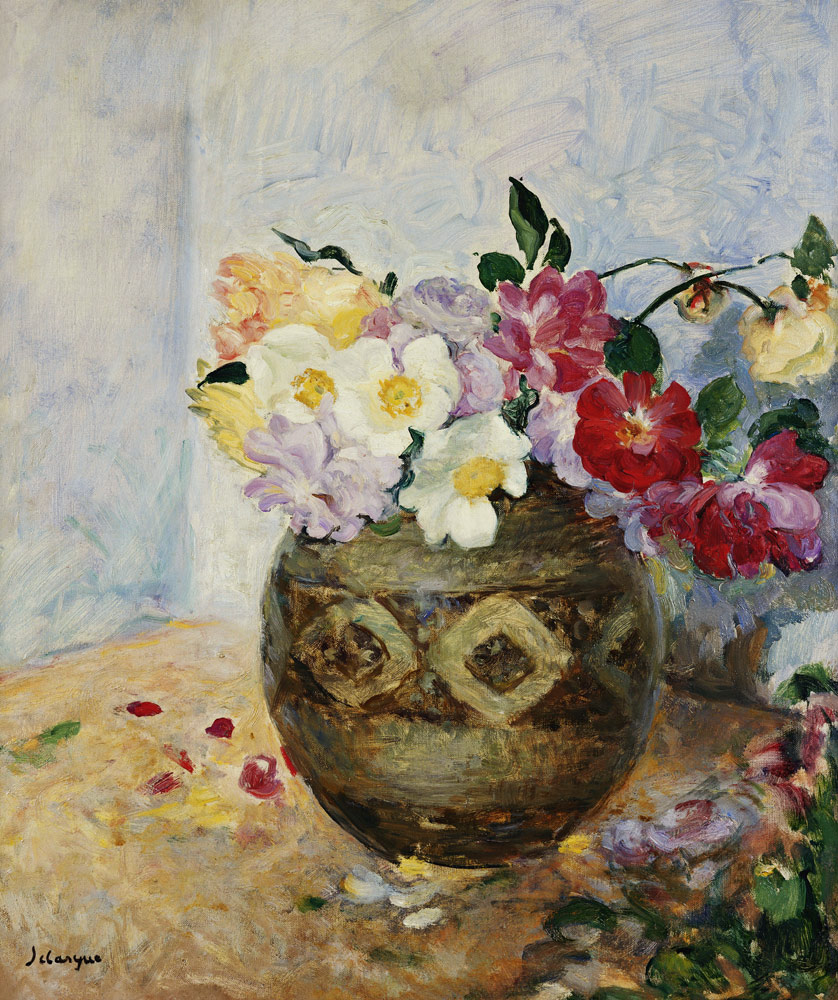 Vase mit Blumen. van Henri Lebasque