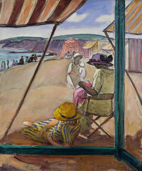 Saint-Gildas Point, 1922 (oil on canvas) van Henri Lebasque