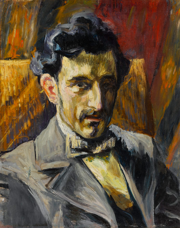 Portrait of the Composer Maurice Ravel (1875-1937) van Henri Manguin