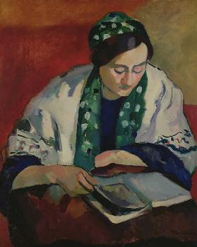 The Reader in the Green Bonnet, 1909