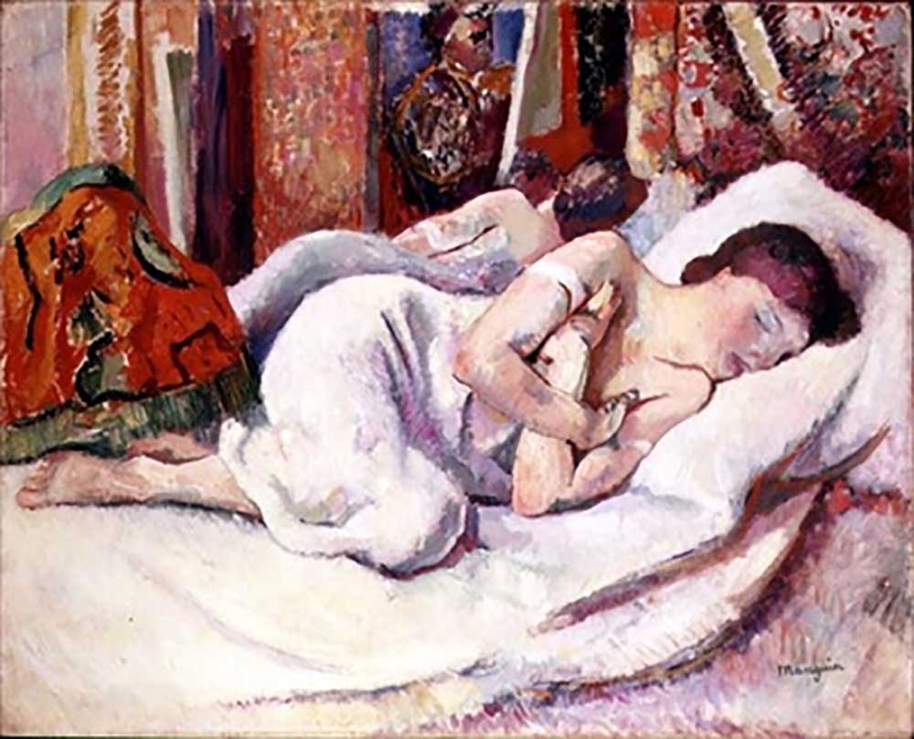 Sleeping Woman van Henri Manguin