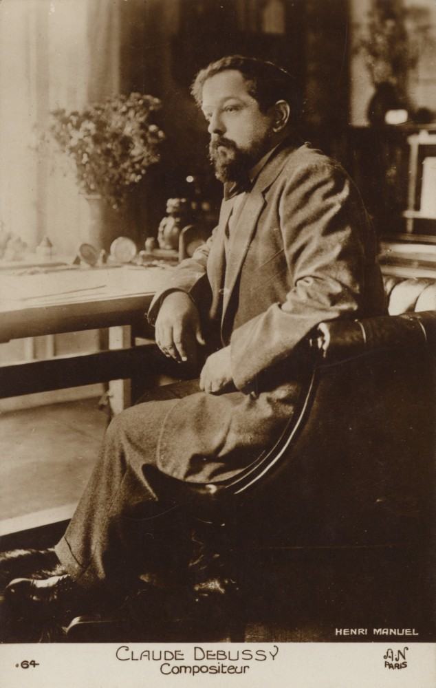 Claude Debussy, French composer van Henri Manuel