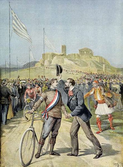The Olympic Games in Athens, from ''Le Petit Journal'', 26th April 1896 van Henri Meyer