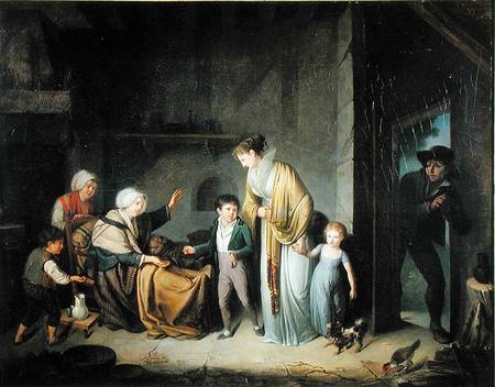 The Lesson in Charity van Henri Nicolas van Gorp