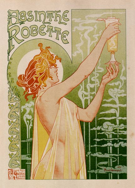 Absinthe Robette (Poster) van Henri Privat-Livemont