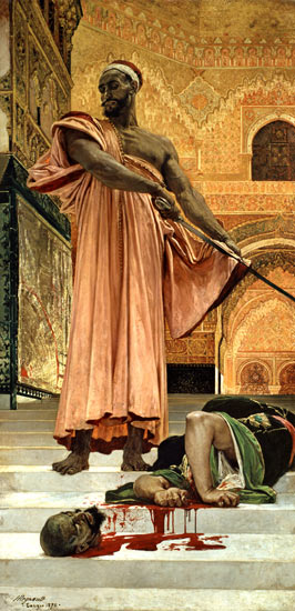 Hinrichtung während der maurischen Herrschaft in Granada. van Henri Regnault