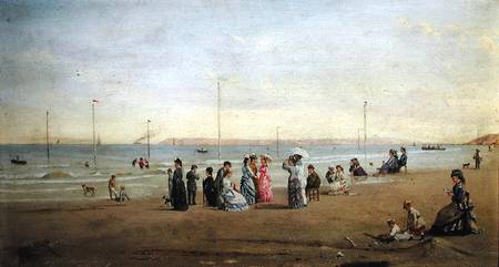 Seaside at Trouville van Henri Renard