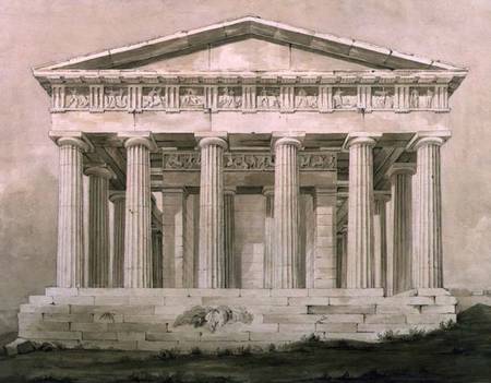 Temple of Hephaestus, Athens van Henry Bailey