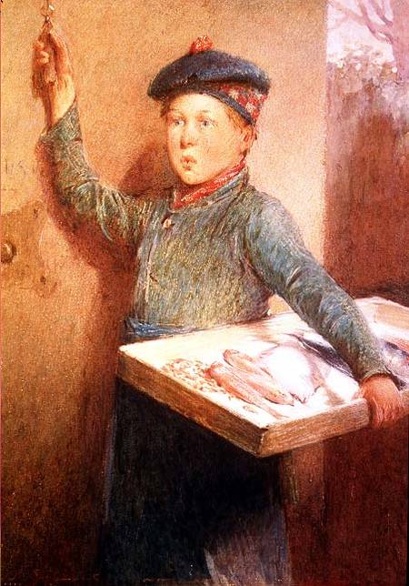 The Fishmonger's Call van Henry Benjamin Roberts