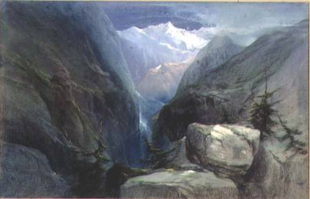 Mountain Landscape van Henry Bright