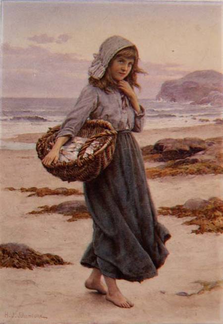 The Fishergirl van Henry James Johnstone